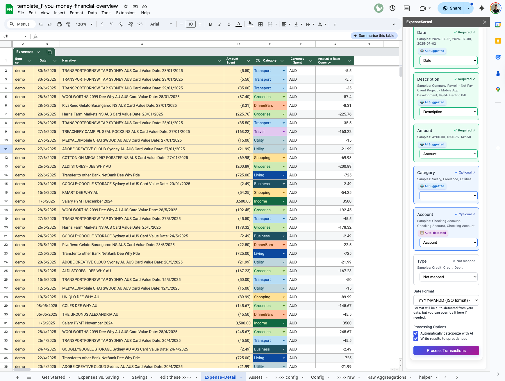 CSV Upload Interface