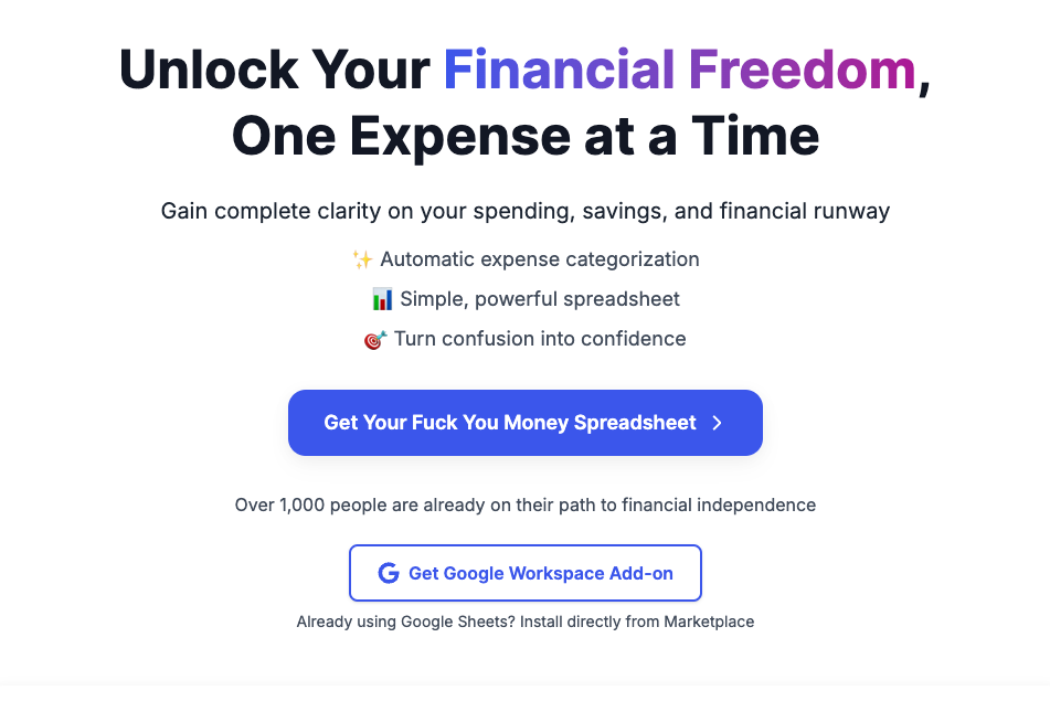 Expense Sorted - Categorise your expenses